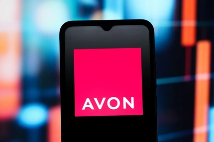 Image A phone with Avon written on it.