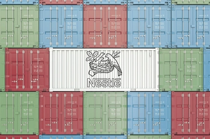 Image Container with Nestle corporate logo.
