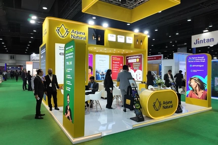 Image Arjuna Natural booth during tradeshow