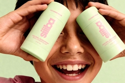 Image Boy with natural deodorant.
