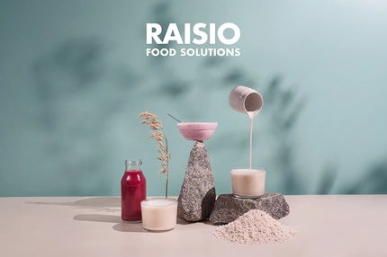 Image with  plant based drinks and smoothies on a natural background