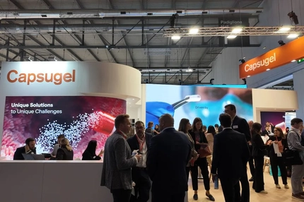 Image Lonza Capsugel booth at trade show