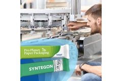 Image Paper candy wrappers on packaging machine