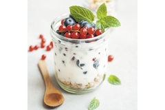 Image Yogurt with fuits