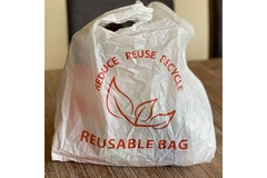 Image plastic bag with the circularity logo printed on it