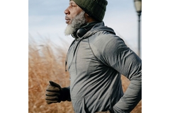 Image Older person jogging.