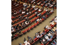 People in a conference room.