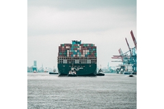 A ship exporting and importing ingredients