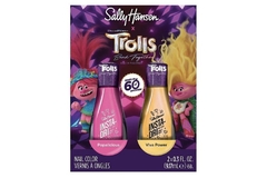 Image Two nail polishes in Sally Hansen's new collection inspired by the DreamWorks Animation film Trolls.