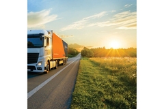 Image Truck on highway.