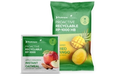 Image Two bags from ProAmpac for dried fruit.