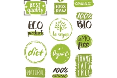 Image Eco labels.