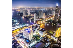 Image Bangkok, Thailand by night.