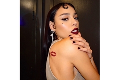 Danna Paola models for MAC Cosmetics.