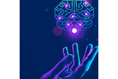 Image Hand depicting artificial intelligence.