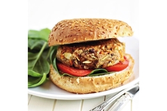 Vegan burger.
