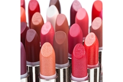 An assortment of lipsticks.