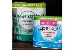 Image sainsbury's paper packaging for toilet paper rolls