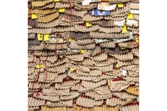 Image piles of cardboard packaging