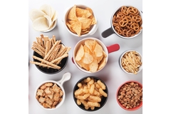 Image Savory processed snacks.