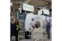 The Sensoplast booth at CPhI Barcelona.