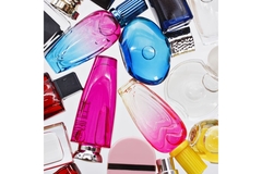 Perfume bottles.