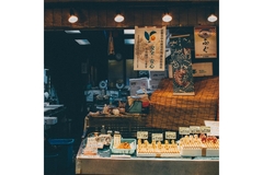 Image A sign in Japanese fish market reads "safe and healthy".