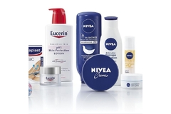 Image An array of products by the Beiersdorf company.