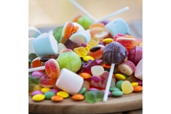 Pile of candies.