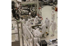 Workers in facility.