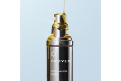 Image A closeup of the Proven Skincare All-In-One Personalized Serum bottle.