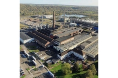Image Rouen paper mill from above.