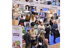 Image People at the Free From Food show in Amsterdam.