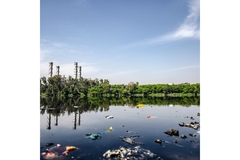 Image Polluted water.