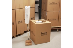 Image paptic and woamy designed packaging for secto design lamps