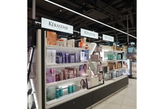 Image Shelves in Boots' new store in London.