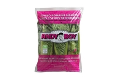 Image Flexible packaging with romaine hearts.