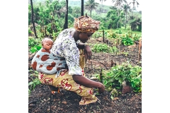 Farmer in Sierra Leone.