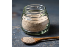 Yeast in a jar.
