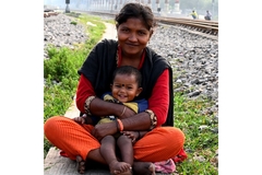 Image Mother and child in Bangladesh.