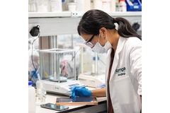 Scientist in lab.