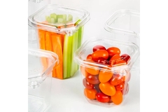 Square deli tamper evident tamper packaging range by Celebration Packaging