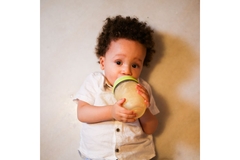 Image baby with bottle formula