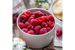 Image bowl of raspberries