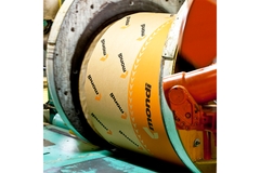 Mondi industrial size paper roll.