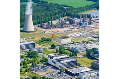 Recycling plant from the air.