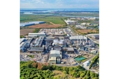 Paper mill from the air.