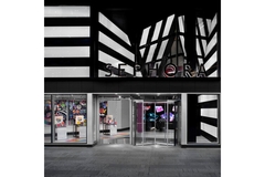 Image The outside of a Sephora store.