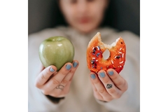Image Obesity apple donut