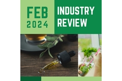 Feb review 2024 with botanicals and a dropper.